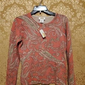 Talbots women's long sleeve tee